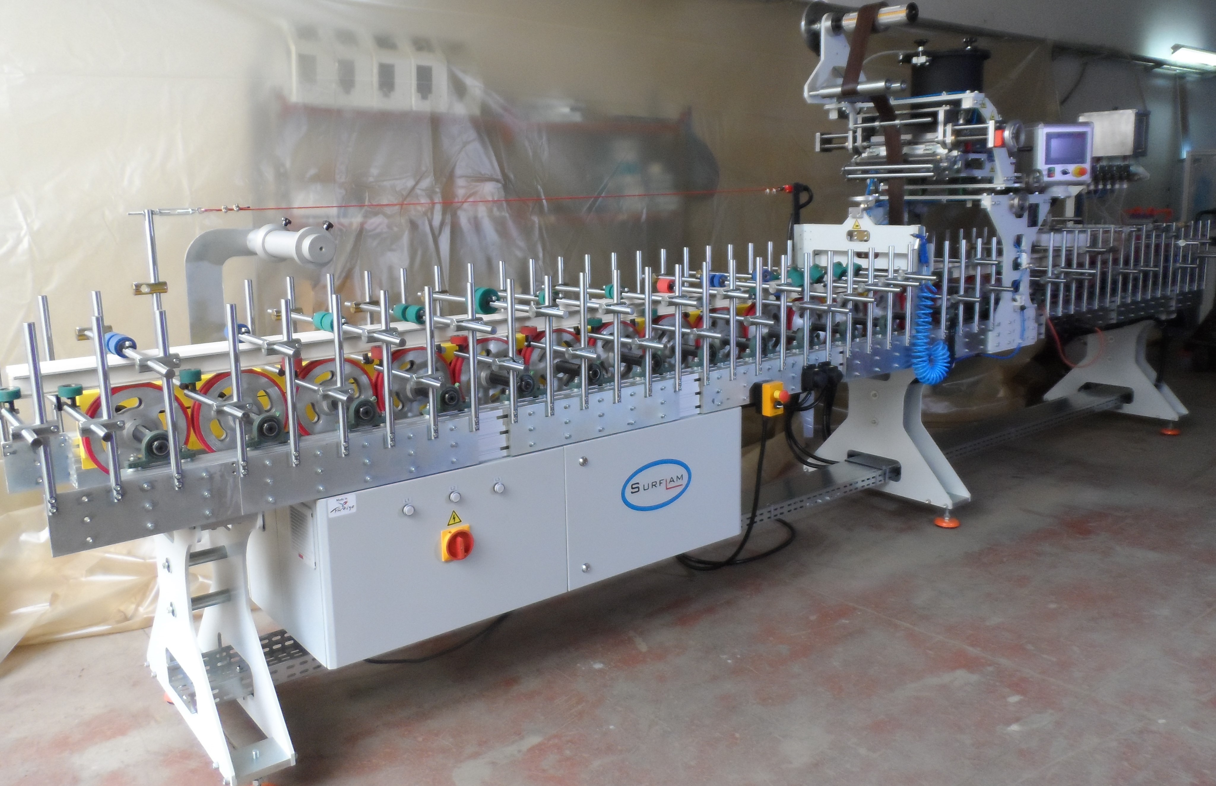 New generation economical profile laminating machines.